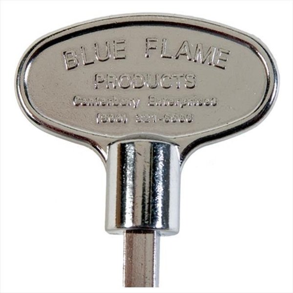 Canterbury  Enterprises Llc Blue Flame NKY.8.01 8 in. Universal Key Polish Chrome NKY.8.01
